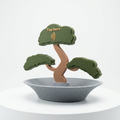 3D printed bonsai NFC decor product photo on white background